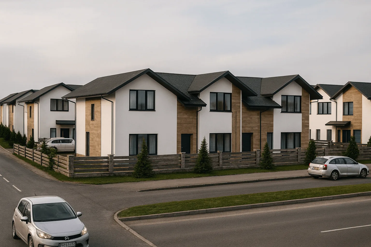 Фасад котеджів 4