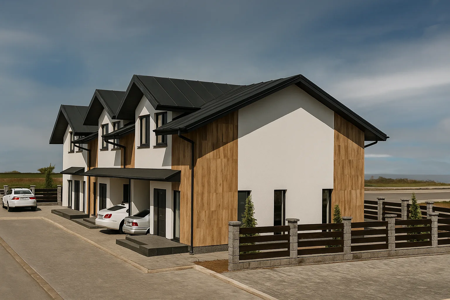 Фасад котеджів 1