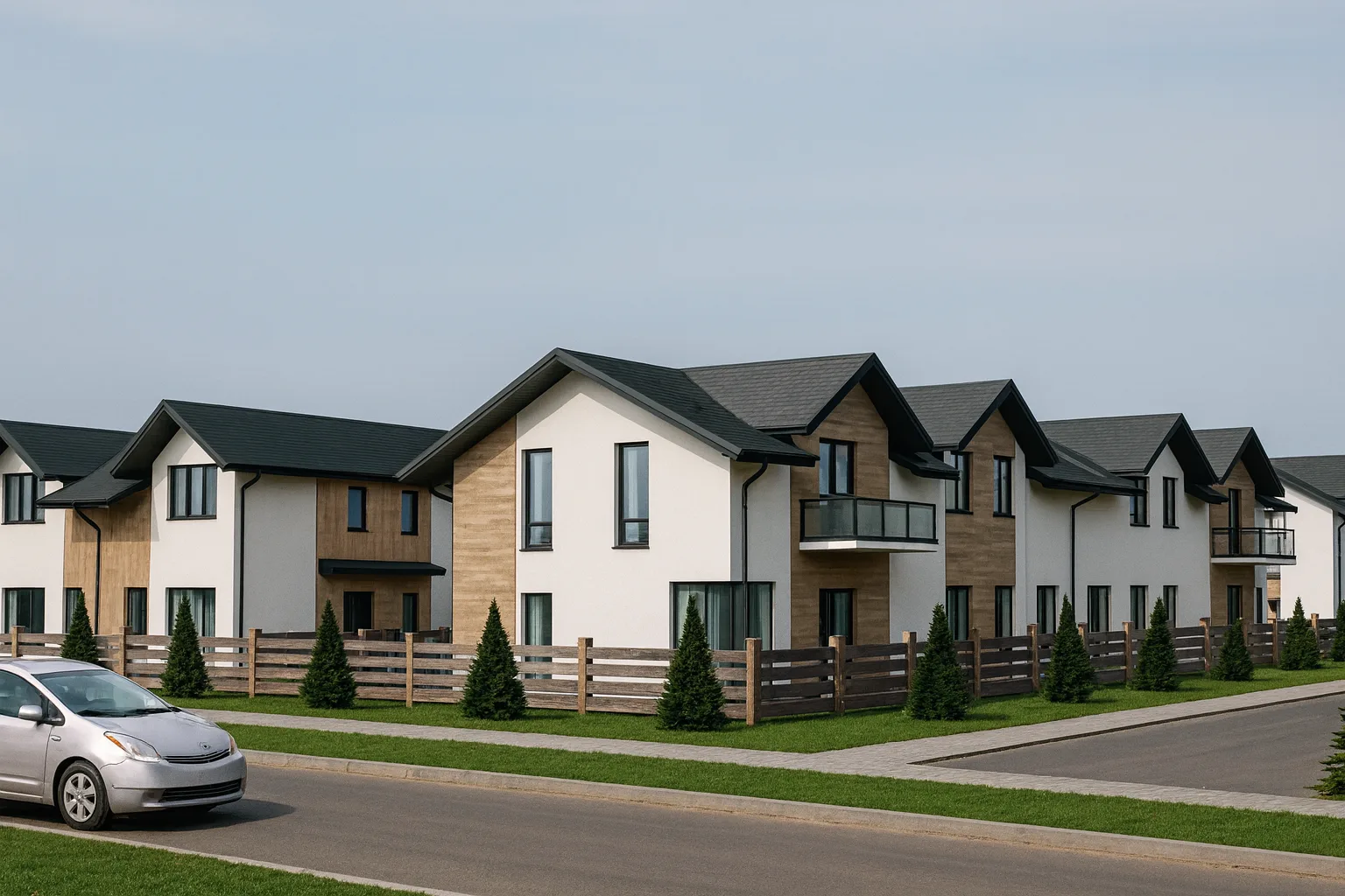 Вулиця котеджного містечка